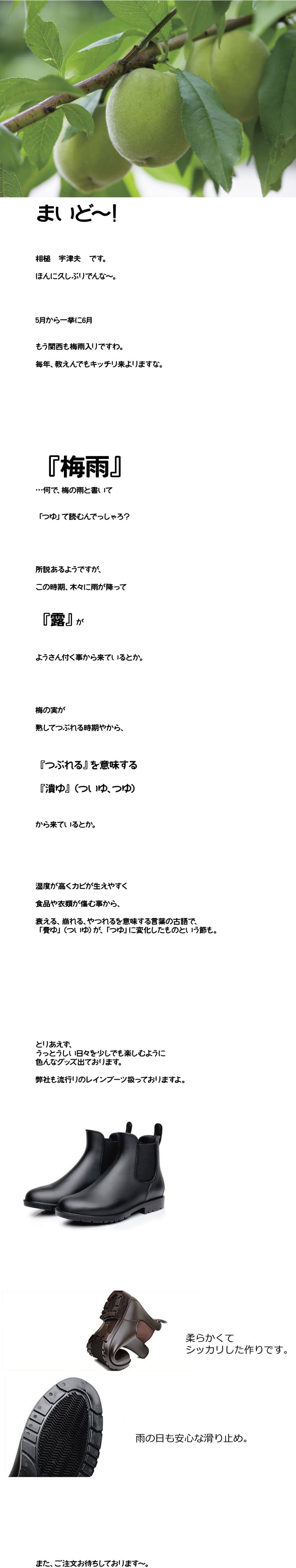 【第214回】今年はカラ梅雨やなあ